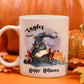Halloween Mug, Halloween Mug Set, Halloween Mug Witch, Fall Mug