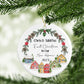 New Home Gift, Personalised New Home Christmas Bauble, New Home Christmas Decoration, Ceramic Bauble