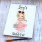Sketchbook, Personalised Sketchbook, Personalised Sketch Pad, Sketchbook, Gift For Granddaughter, Gift For Daughter