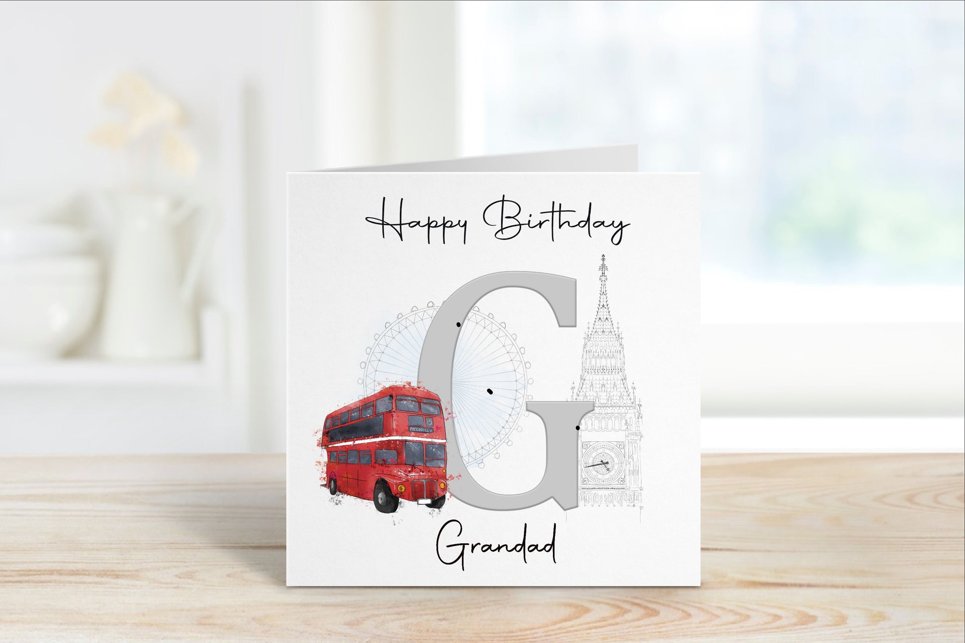 Grandad Birthday Card, Grampy Birthday Card, Personalised Birthday Card