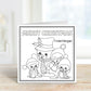 Colour Your Own Christmas Cards, Kids Colour Your Own Christmas Cards, Children's Card Activity Pack