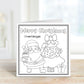 Colour Your Own Christmas Cards, Kids Colour Your Own Christmas Cards, Children's Card Activity Pack