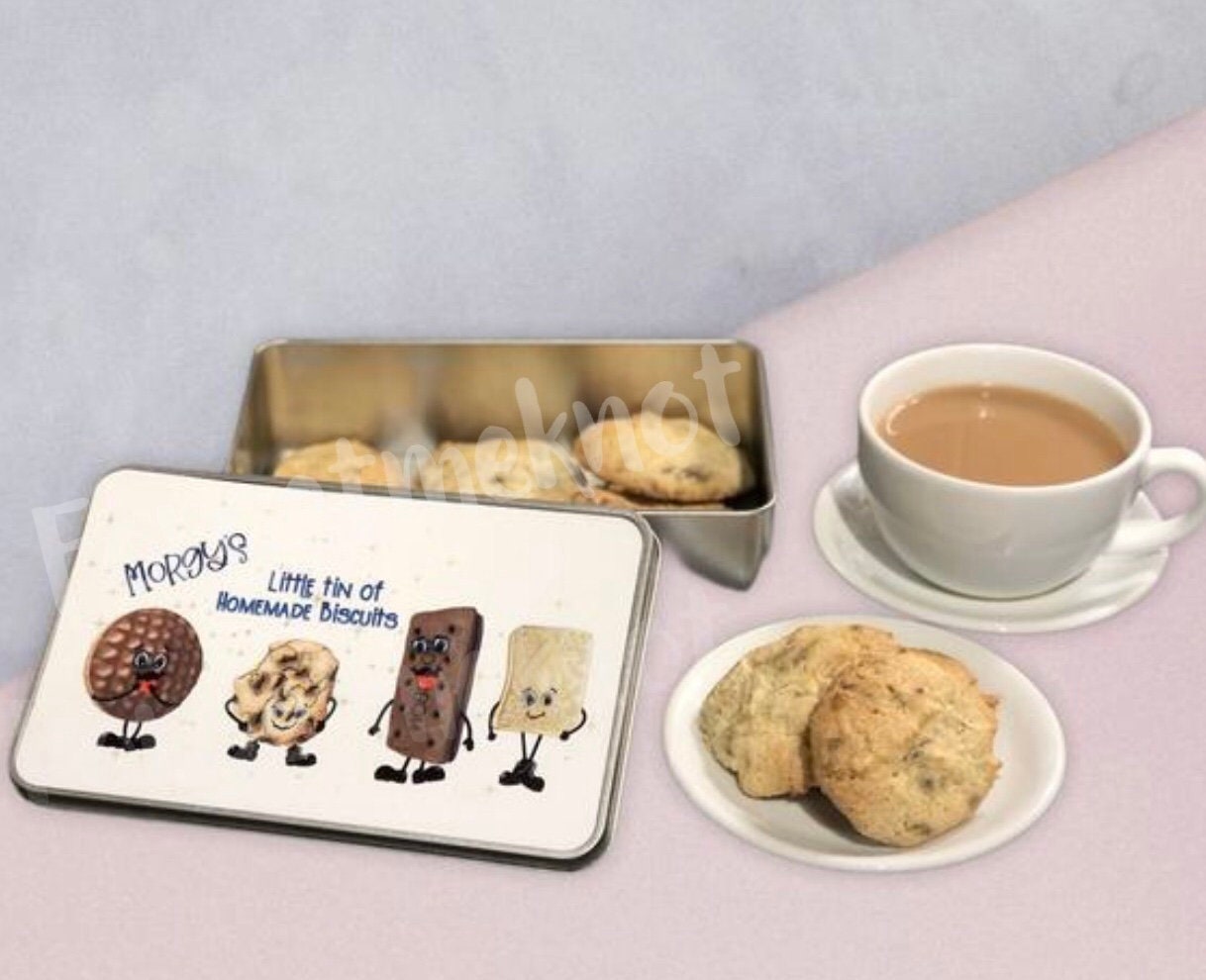 Personalised Biscuit Tin, Mother's Day Gift For Grandmother, Nanna Gift, Nanny Gift, Personalised Gift Grandchildren