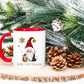 Santa Gonk Mug, Personalised Christmas Gonk Mug , Gonk Gifts, Christmas Gnome Mug, Gonk Coaster