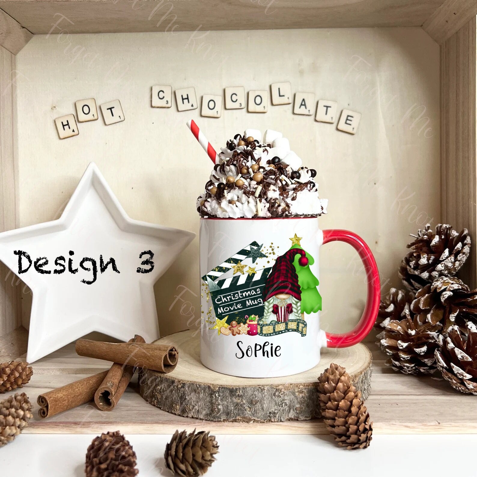 Gonk Mug, Christmas Gonk Mug, Gnome Mug, Christmas Movie Mug For Her, Christmas Movie Mug For Him