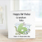 Grandson Birthday Card, Granddaughter Birthday Card, Grandson 1st Birthday Card, Dinosaur Birthday Card, Any Age Card