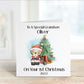 Grandson 1st Christmas Card, Christmas Card For Grandson, Grandson Christmas Card Personalised, First Christmas Card For Grandson
