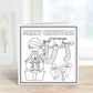 Colour Your Own Christmas Cards, Kids Colour Your Own Christmas Cards, Children's Card Activity Pack