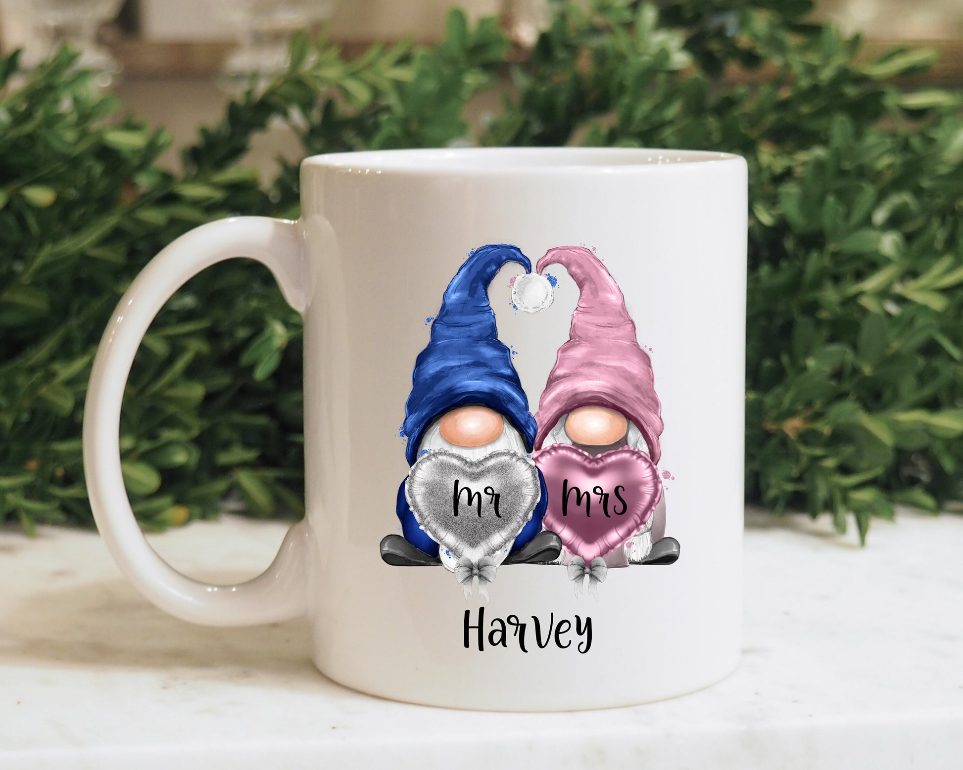 Couple Gifts, Gonk Mugs For Couples, Gonk Mugs For Mr And Mrs, Wedding Gift Set, His And Hers Matching Mug Set