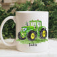 Tractor Gifts, Christmas Gifts, Tractor Mug For Grampy, Mug Gift Set For Him, Blue Tractor Mug, Green Tractor Mug