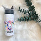 Daschund Gift, Daschund Water Bottle, Personalised Water Bottle, Water Bottle With Straw, Personalized Gift For Her, Cow Water Bottle