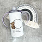 Sippy Cup, Sippy Cup Personalised, Teddy Sippy Cup, Kids Sippy Cup Mug, Personalised Sippy Cup