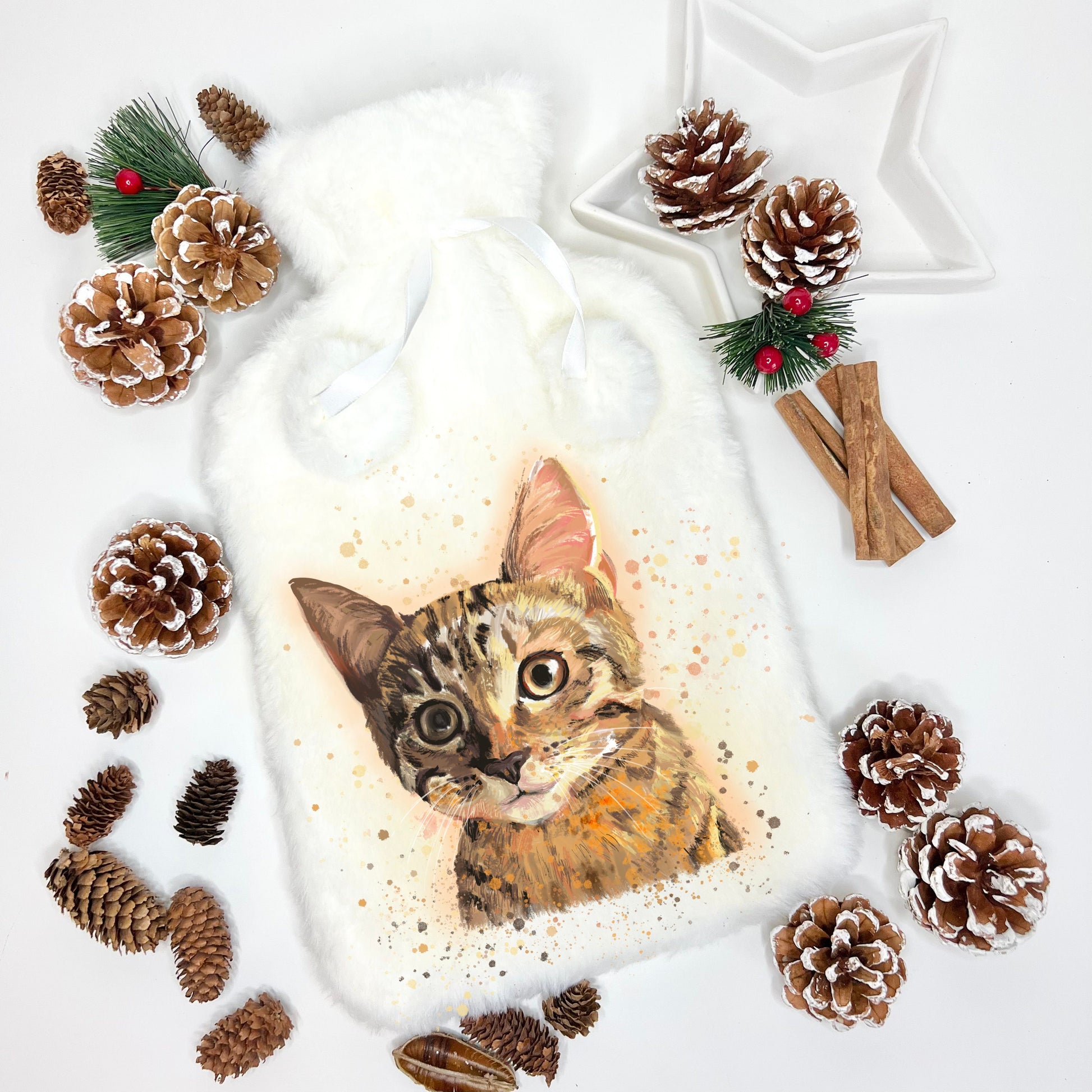 Cocker Spaniel Gifts, Fluffy Hot Water Bottle, Personalised Hot Water Bottle, Hot Water Bottle, Black & Tan Cocker Gift, Dog Gifts