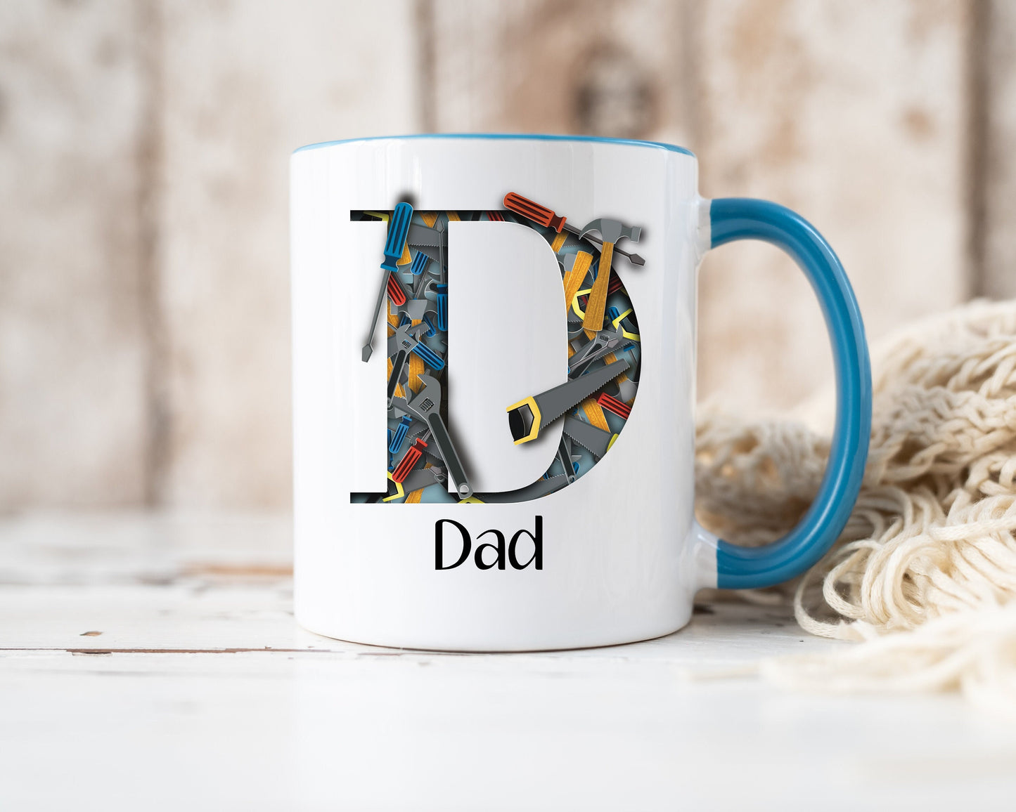 Dad Gift, Christmas Gifts, Personalised Dad Tool Mug, Gift For Grampy, Mug Gift Set For Him, Stocking filler, Grandad Christmas Gift