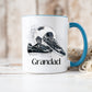 Dad Gift, Christmas Gifts, Personalised Dad Football Mug, Gift For Grampy, Mug Gift Set For Him, Stocking filler, Grandad Christmas Gift