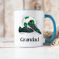 Dad Gift, Christmas Gifts, Personalised Dad Football Mug, Gift For Grampy, Mug Gift Set For Him, Stocking filler, Grandad Christmas Gift