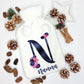 Nana Gift, Hot Water Bottle, Fluffy Hot Water Bottle, Personalised Hot Water Bottle, Floral Letter Hot Water Bottle, Nanny, Gift For Mom