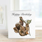 Sloth Birthday Card, Personalised Birthday Card, Card For Friend