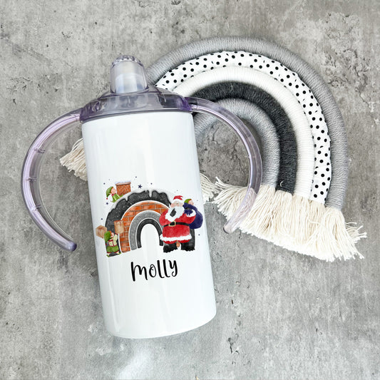 Sippy Cup, Sippy Cup Personalised, Christmas Sippy Cup, Kids Sippy Cup Mug, Personalised Sippy Cup, Kids Christmas Sippy Cup