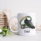 Dad Gift, Christmas Gifts, Personalised Dad Football Mug, Gift For Grampy, Mug Gift Set For Him, Stocking filler, Grandad Christmas Gift