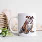Bulldog Gifts, Bulldog Mug, Dog Design Mug, Gift For Her, Gift For Him, Dog Gift, Secret Santa Gift, Stocking Filler