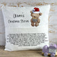 Christmas Book Cushion, Kids Book Cushion, Book Cushion, Teddy Book Cushion, Book Cushion For A Boy, Reading Story Pillow