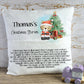 Christmas Book Cushion, Kids Book Cushion, Book Cushion, Teddy Santa Book Cushion, Book Cushion For A Boy, Reading Story Pillow