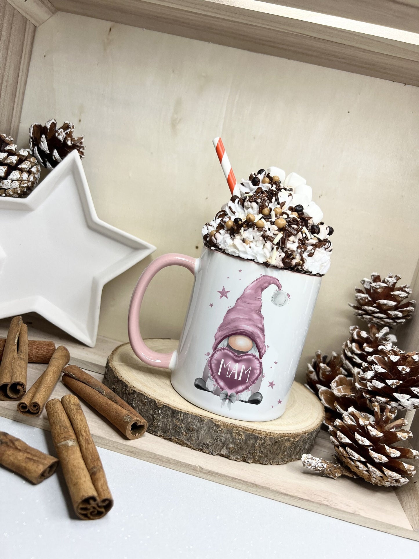 Personalised Gonk Mug, Gonk Gifts, Gonk Christmas Gifts, Personalised Gonk Mug Gift Set, Stocking Filler, Secret Santa Gonk Gift