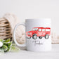 Welsh Gifts, Welsh Christmas Mug, Gift For Tadcu, Gift For Tad, Dad Mug, Vehicle mug, 4 x 4 mug