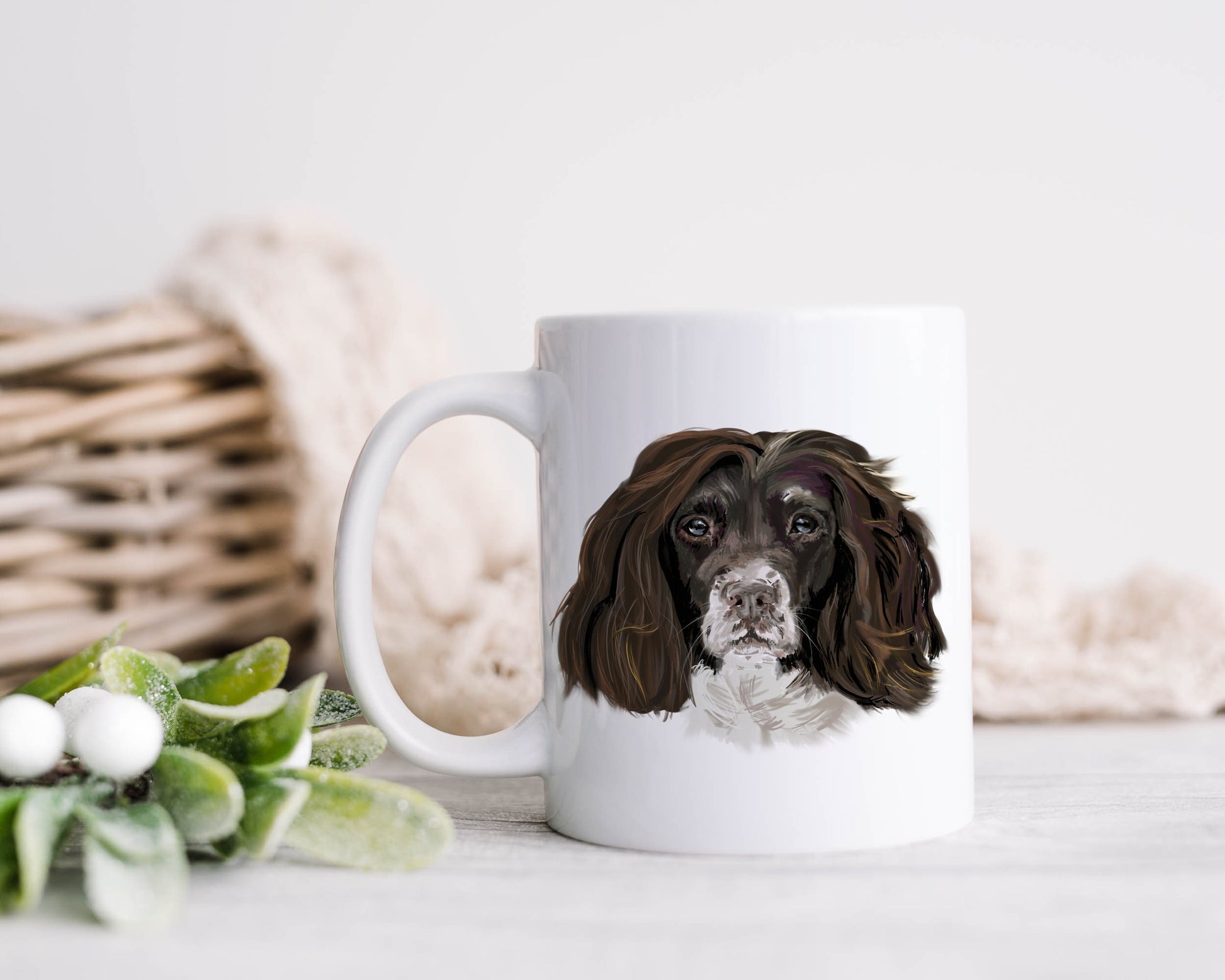Springer Spaniel Gifts, Springer Spaniel Mug, Dog Design Mug, Gift For Her, Gift For Him, Dog Gift, Secret Santa Gift, Stocking Filler