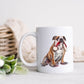 Bulldog Gifts, Bulldog Mug, Dog Design Mug, Gift For Her, Gift For Him, Dog Gift, Secret Santa Gift, Stocking Filler
