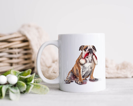 Bulldog Gifts, Bulldog Mug, Dog Design Mug, Gift For Her, Gift For Him, Dog Gift, Secret Santa Gift, Stocking Filler