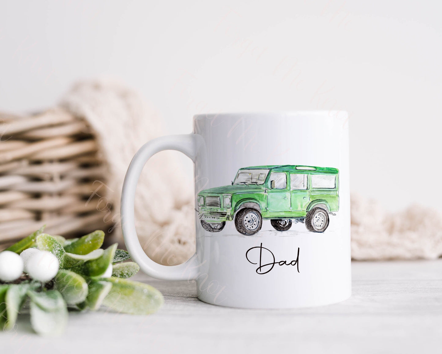 Welsh Gifts, Welsh Christmas Mug, Gift For Tadcu, Gift For Tad, Dad Mug, Vehicle mug, 4 x 4 mug