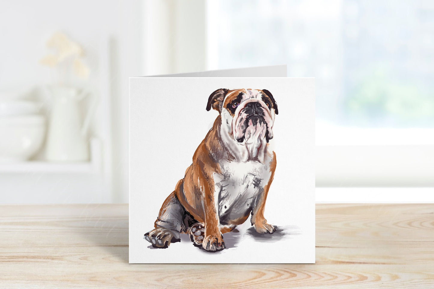 Dog Cards, Cockerpoo Card, British bulldog Card, Greeting Card, Friend Card, Animal Card, Birthday Card