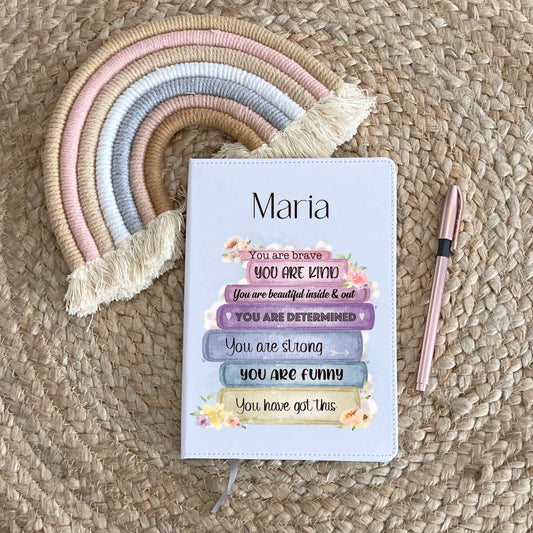 Personalised Notebook, Personalised Gift For Her, Positivity Gifts, Positive Affirmation Gifts