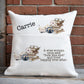Reading Cushion, Book Cushion, Gift For Her, Friend Gift, Librarian Gift, Gift For Book Lover, A Wise Woman Once Said