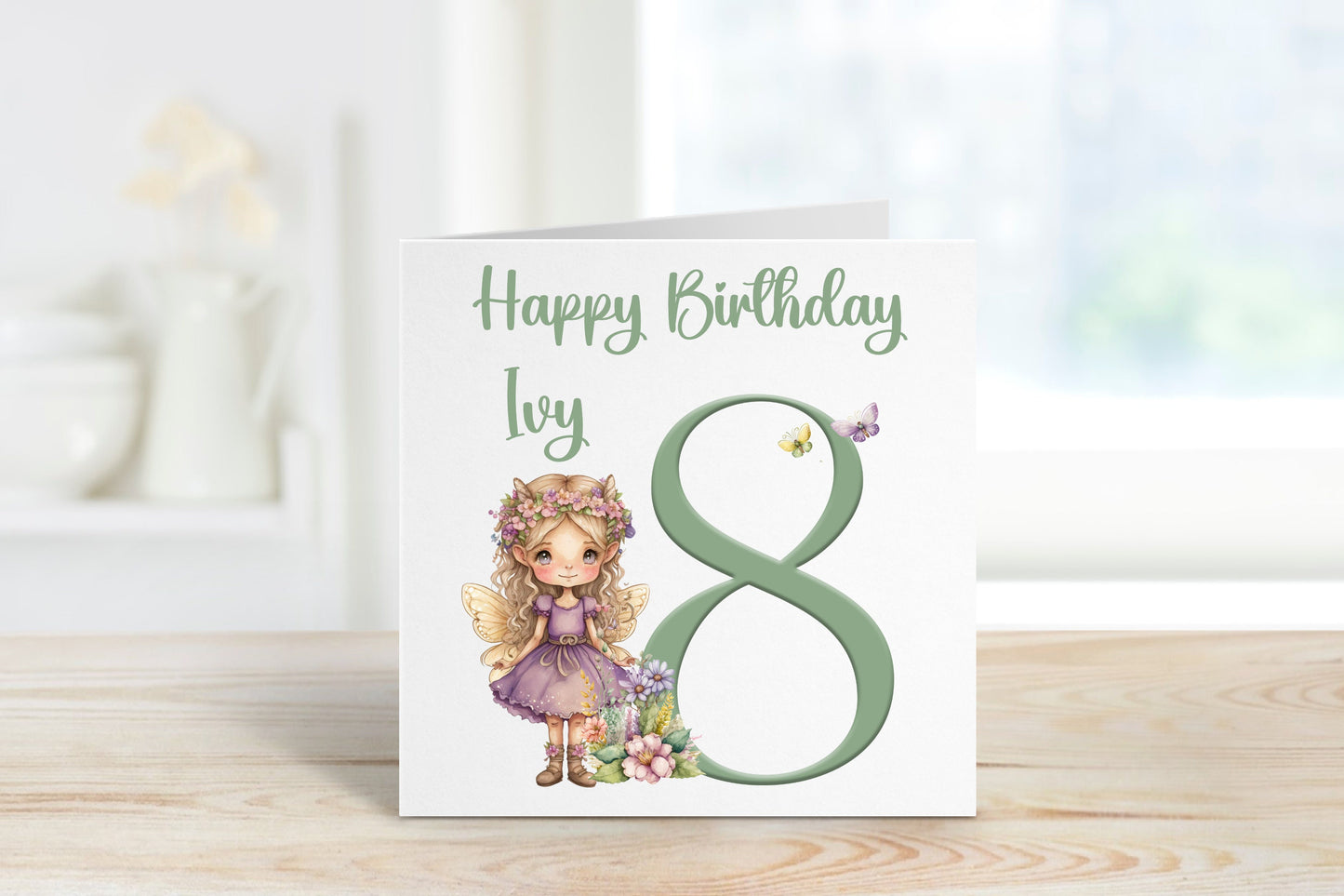 Fairy Birthday Card, Granddaughter Birthday Card, Birthday Card For Daughter, Niece Birthday Card, Birthday Card For Girls