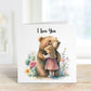 Valentine Card For Daughter, Valentine's Day Card For Kids, Valentine Card For Mummy, I love You Card