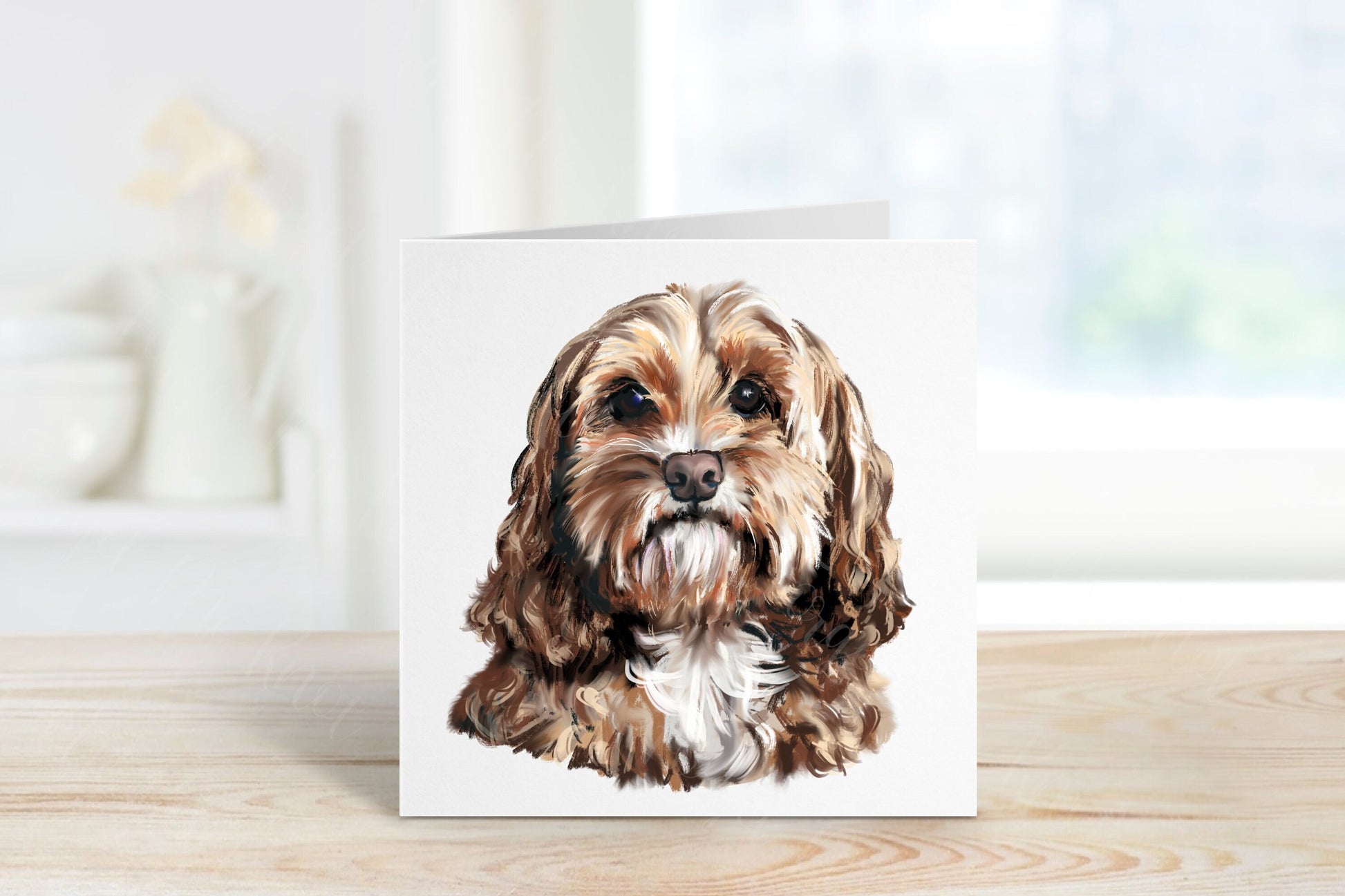 Dog Cards, Cockerpoo Card, British bulldog Card, Greeting Card, Friend Card, Animal Card, Birthday Card