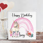 Unicorn Birthday Card, Personalised Unicorn Birthday Card, Magical Unicorn Card