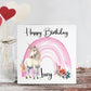 Unicorn Birthday Card, Personalised Unicorn Birthday Card, Magical Unicorn Card