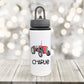 Tractor Water Bottle, Personalised Water Bottle, Water Bottle With Straw, Personalized Gift For Her, Tractor Drinks Bottle For Kids