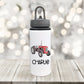 Tractor Water Bottle, Personalised Water Bottle, Water Bottle With Straw, Personalized Gift For Her, Tractor Drinks Bottle For Kids