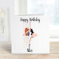 Dancer Birthday Card, Personalised Dancer Birthday Card, Birthday Card For Her