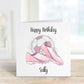 Granddaughter Football Birthday Card,Personalised Birthday Card, Daughter Birthday Card, Football Card For Girls