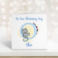 Christening Card, Personalised Christening Card, Christening Card For Girls