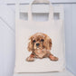 Bulldog Tote Bag, Personalised Dog Tote Bag, Personalised Gift For Her, Gift for Friend, Gift For Nana, Gift For Mum