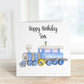 Train Birthday Card, Personalised Birthday Card, Daughter Birthday Card, Son Birthday Card, Grandson Birthday Card, Card For Granddaughter