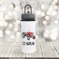 Tractor Water Bottle, Personalised Water Bottle, Water Bottle With Straw, Personalized Gift For Her, Tractor Drinks Bottle For Kids