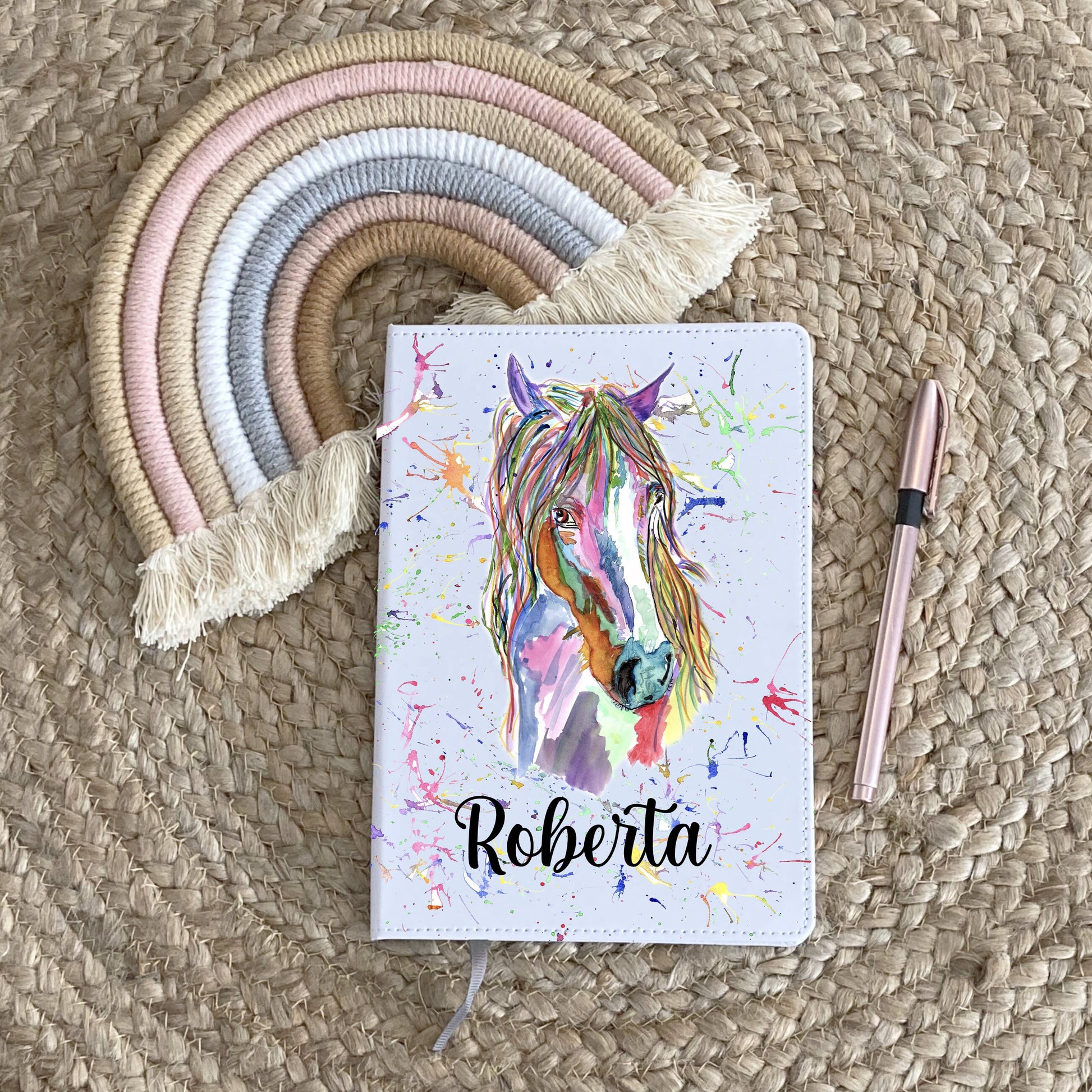 Personalised Notebook, Cow Notebook, Personalised Notebook, Personalised Gift For Her, Positivity Gifts, Positive Affirmation Gifts, Journal